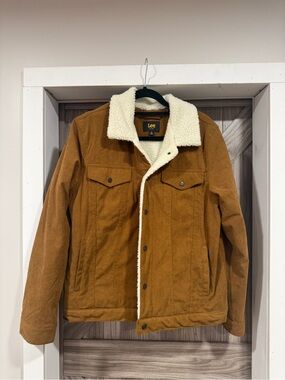 Lee Men's Brown Sherpa Jacket